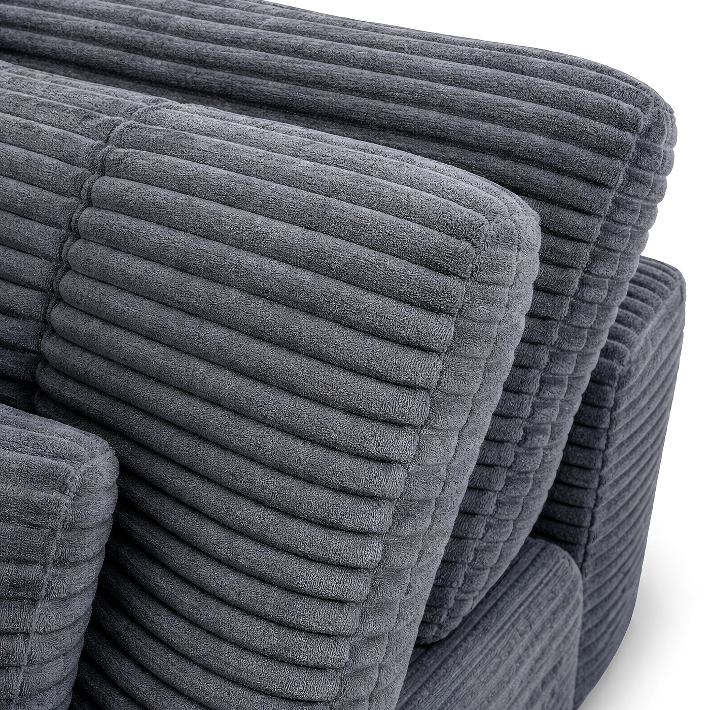 105" Modular Cloud Sofa with Ottoman - Blue Gray