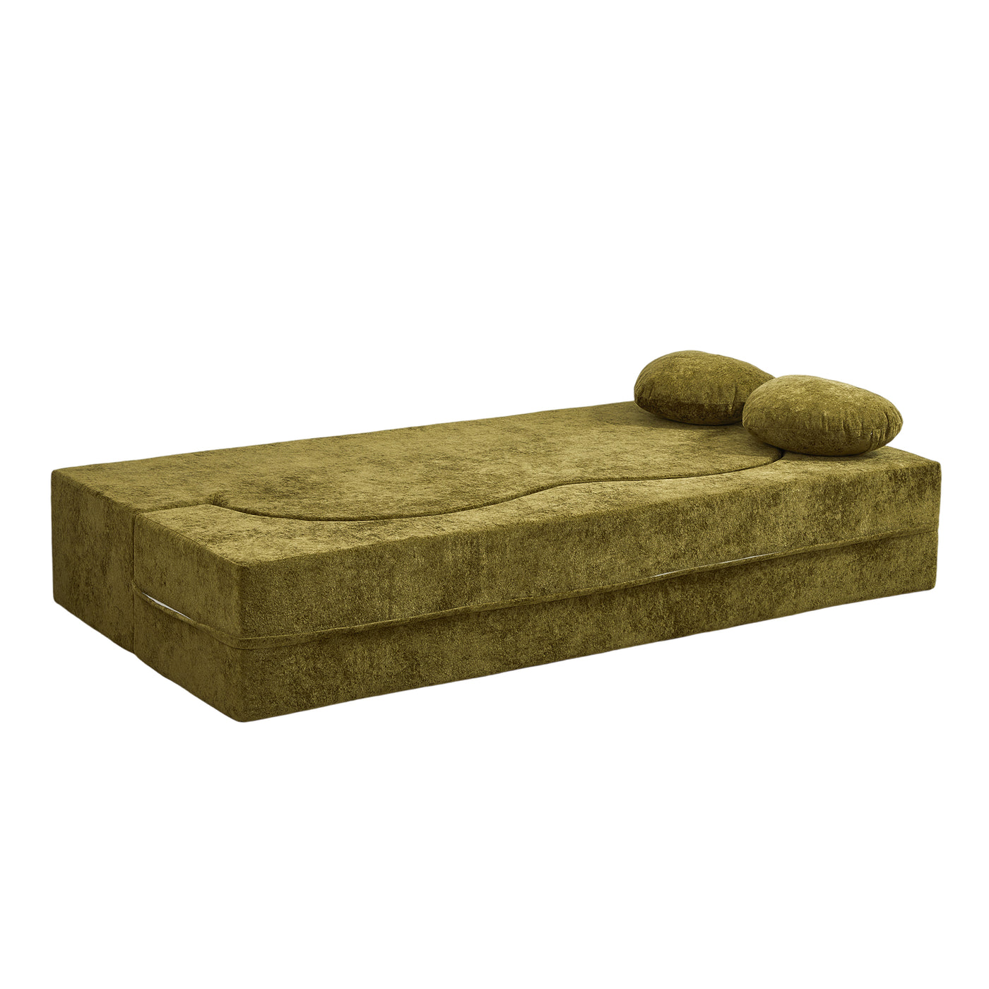 Compressed Peanut Sofa Bed 78.7" - Soft Velvet - W5502P516737
